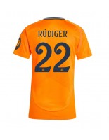 Real Madrid Antonio Rudiger #22 Venkovní Dres pro Dámské 2024-25 Krátký Rukáv